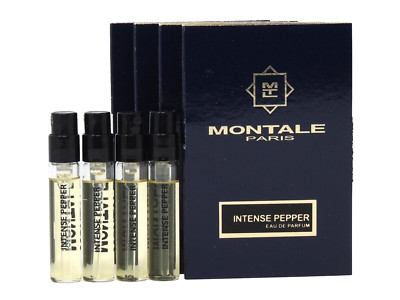 MONTALE PARIS INTENSE PEPPER EDP 2.0ml .06fl oz x 4 COLOGNE SPRAY SAMPLES