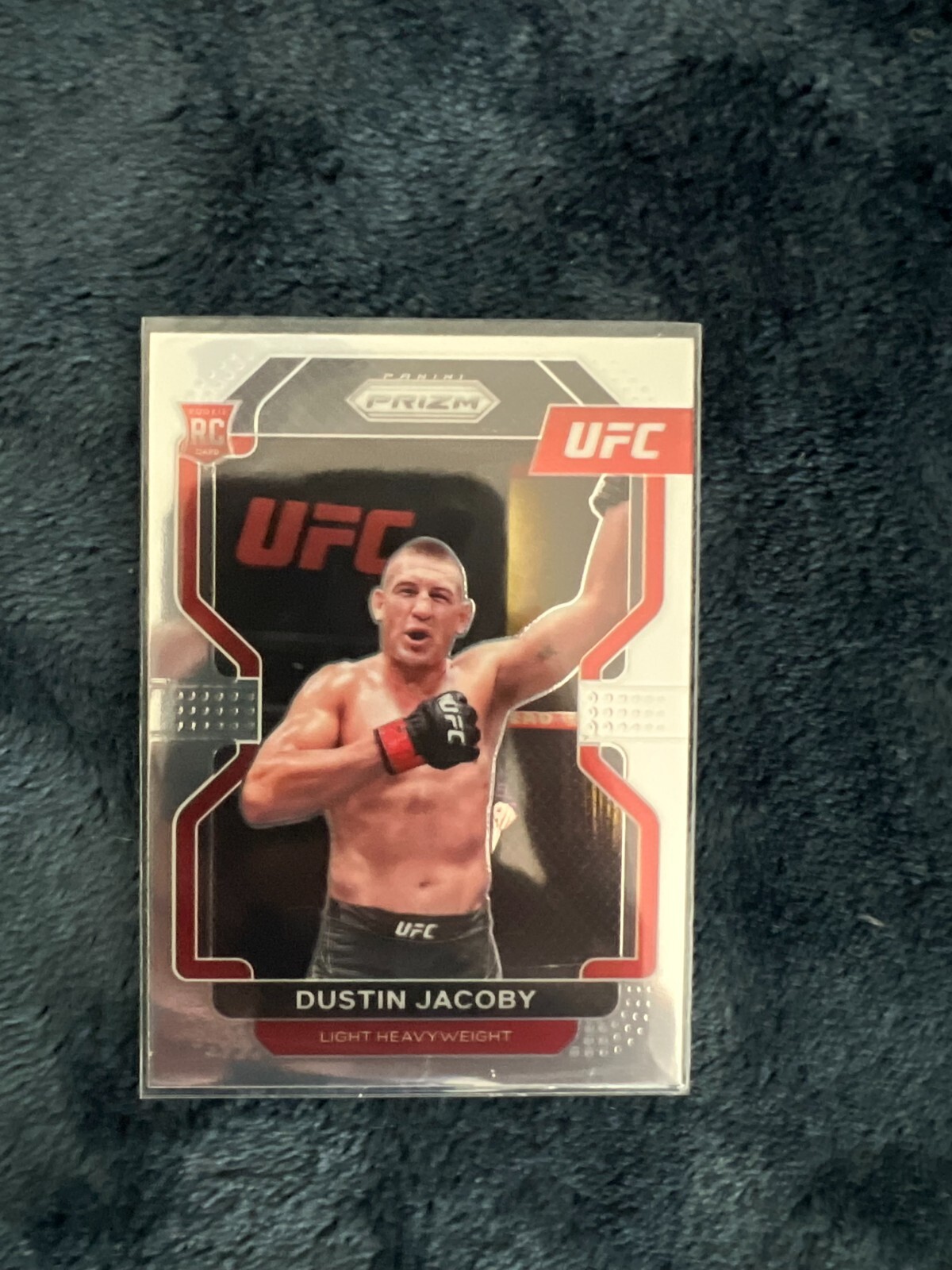 2022 Panini Prizm UFC - Silver Prizm #123 Dustin Jacoby (RC)