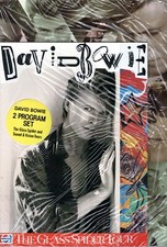 DAVID BOWIE SEALED CONCERT PROGRAM LOT-GLASS SPIDER-SOUND & VISION-RARE