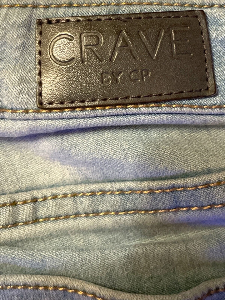 Pantalones de mezclilla para mujer Crave By CP Midrise ajustados azules 1/25 Foto 4 de 4