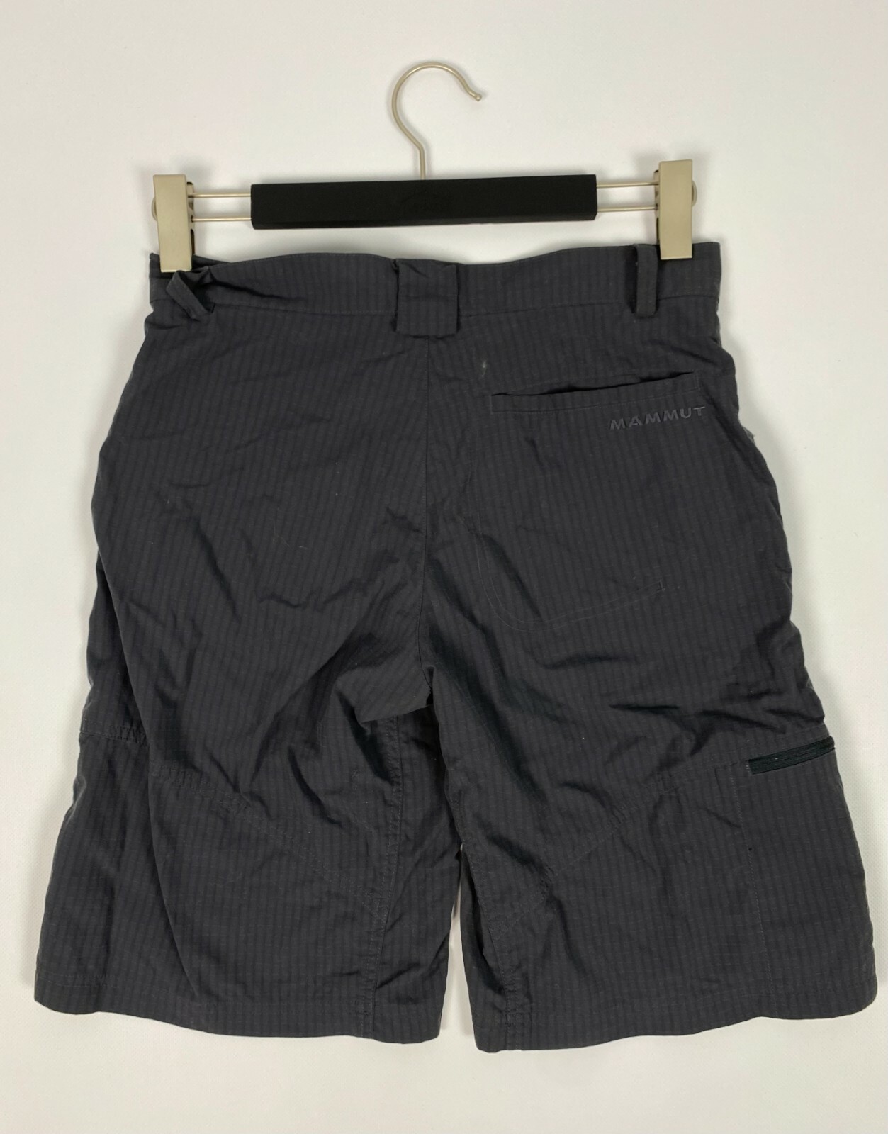MAMMUT MOUNTAIN Gray Hiking Cargo Shorts Zip Pocket Size 46 / Small eBay