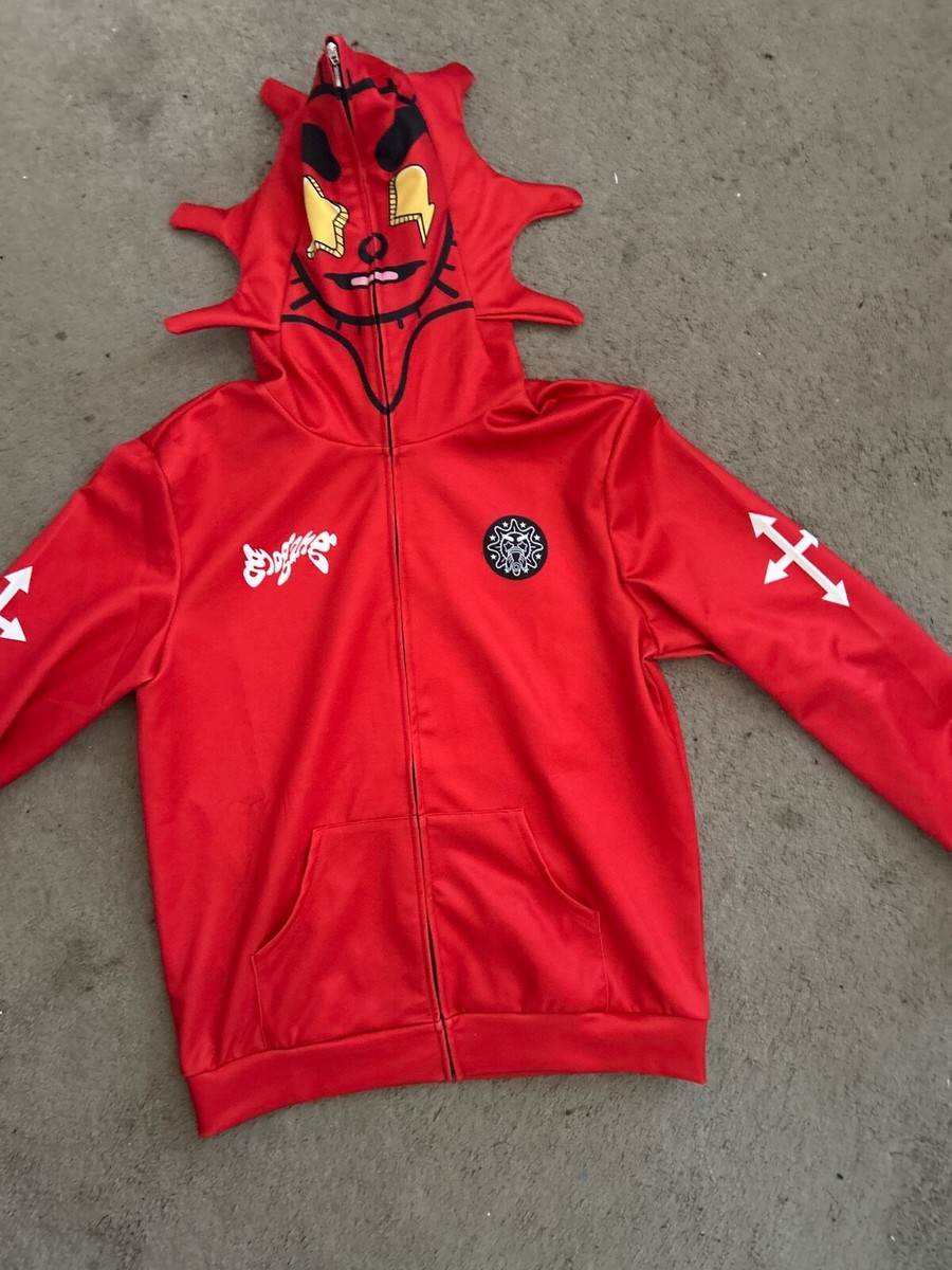 Glo Gang Glo Man Full Zip Hoodie (Red) | eBay