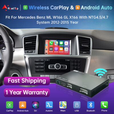 Wireless Carplay Android Auto Retrofit Kit for GLK X204 ML W166 GL X166 NTG4.5/4
