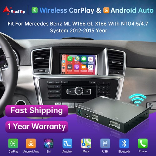Wireless Carplay Android Auto Retrofit Kit for GLK X204 ML W166 GL X166 NTG4.5/4