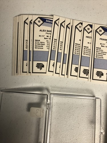 2-1989 TCMA SYRACUSE CHIEFS Minor League Complete Team Sets! 1 Sealed 1 Open!🔥 - Picture 10 of 10