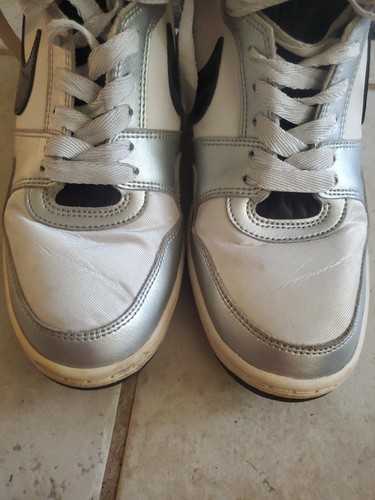 Nike Force Sky Hi White Silver Women’s Size 11 Sneakers 629746-100 - Picture 8 of 8