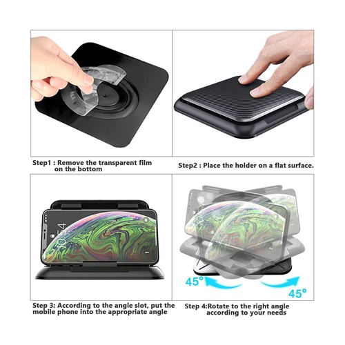 Showvigor Silicone Car Dashboard Phone Holder, Non Slip Phone Pad for Car for... - Photo 6 sur 7