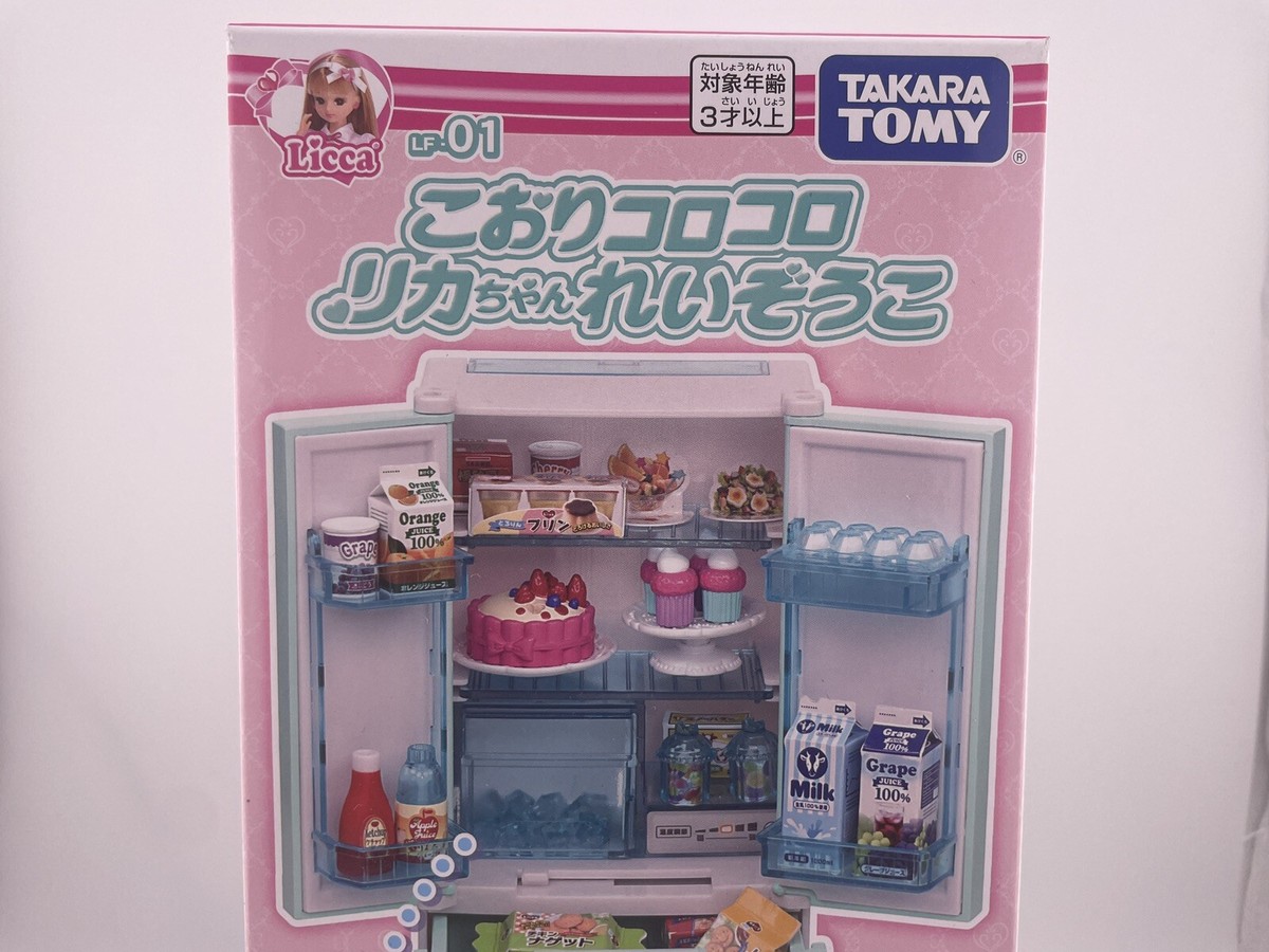 Takara Tomy Licca Chan Accessory LF-01 Kori korokoro Refrigerator