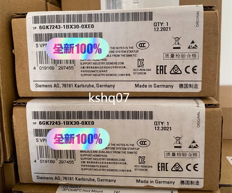 1pc New Siemens 6GK7243-1BX30-0XE0 6GK7 243-1BX30-0XE0module with box ...