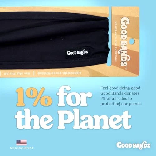 Banda para sudar para hombre y mujer - Diadema unisex que absorbe la humedad y elimina Foto 3 de 4