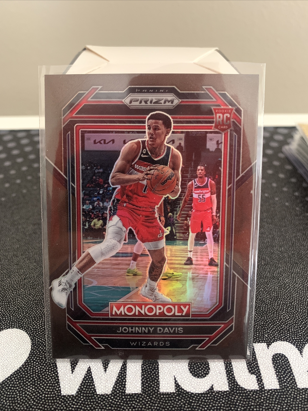 2022-23 Panini NBA Prizm Monopoly Johnny Davis RC #90 SSP Brown /249