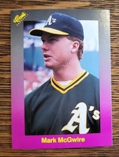 1989 Classic Travel Purple #190 Mark McGwire A's