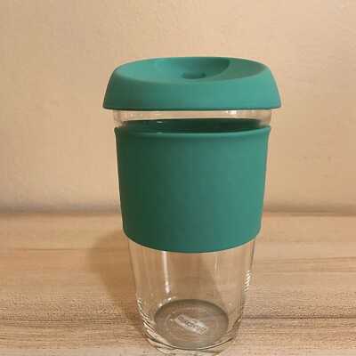 NEW* MoChic 16oz Glass Reusable Coffee Cup In-House Tumbler Travel Glasses  | eBay