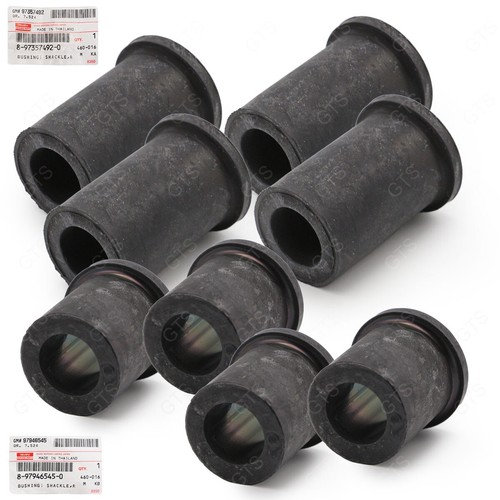 Set 8x Rear Leaf Spring Bushing Fits Isuzu D-Max Hi-Lander V-Cross 2012 2019 - Picture 5 of 8