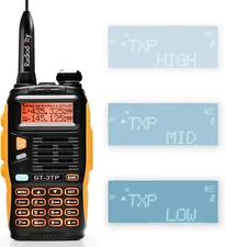 Handheld Police Radio Scanner 2-Way Triple Power Digital Transceiver HAM Antenna