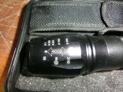 Lumify X9 LED Taschenlampe mit Zoom Military Torch 800lm - in Hardcase - Bild 4 von 4