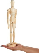 12" Artists Wooden Jointed Mannequin Paint Drawing The Human Figure Dummy Model