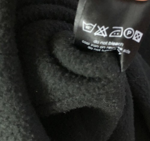 Giacca cappotto nero in pile Jacques Ruc da donna taglia 8 arte da indossare look a lamenti - Foto 5 di 8
