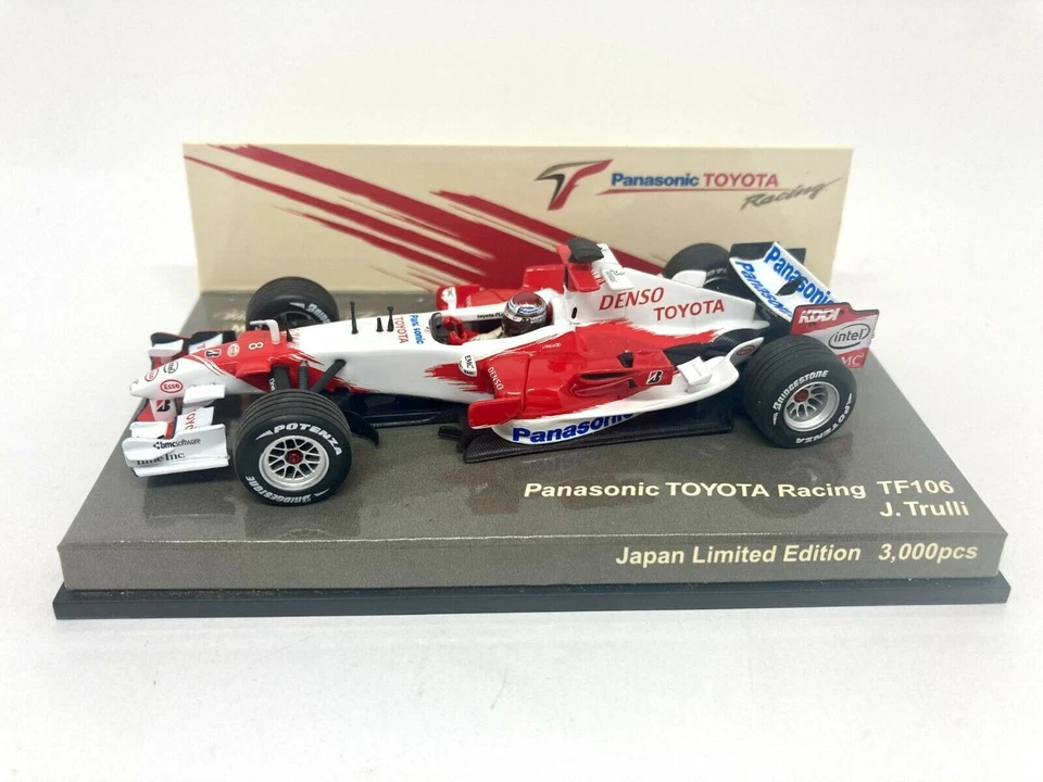 Minichamps 1/43 Panasonic Toyota Racing TF106 J. Trulli 403060108 Foto 2 de 4