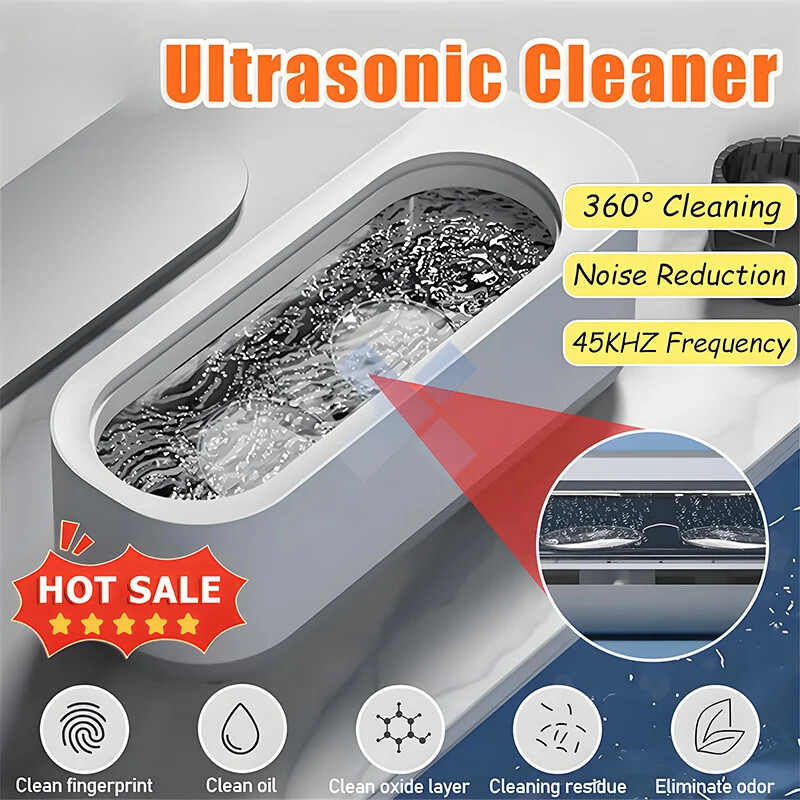 Ultrasonic Cleaner Pro for Glasses Jewelry Watches Portable Home Use  