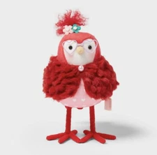 Target Spritz Featherly Friends Fabric Bird Floof Lady Valentine Figurine 2025