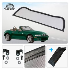 Windschott für BMW Z3 E36 Roadster mit Überrollbügel (1995-2003) - Schwarz
