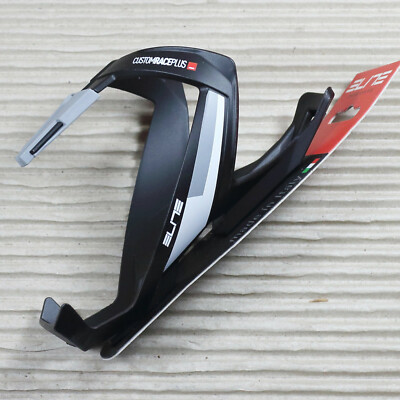 Elite Custom Race Plus Trinkflaschenhalter Kunststoff mattschwarz grau weiß