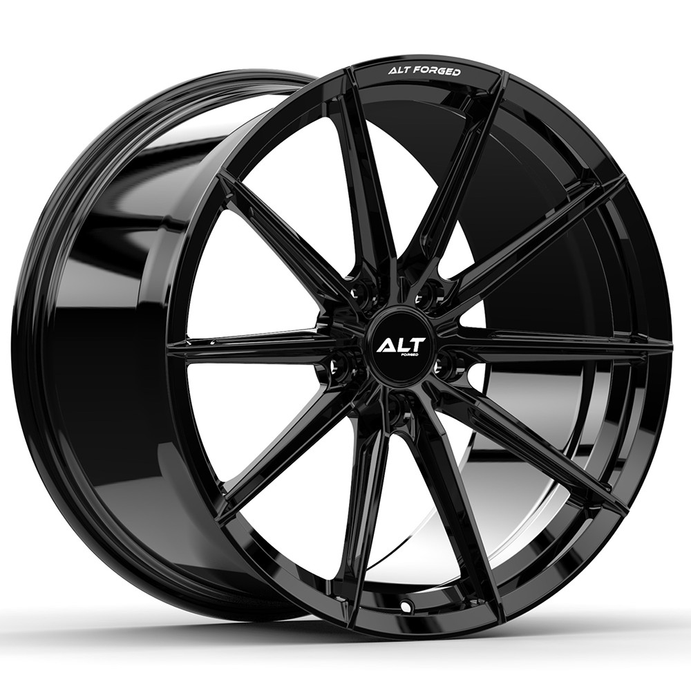 20" 21" ALT ALT6 Forged Gloss Black Aluminum Wheels for Lamborghini Huracan