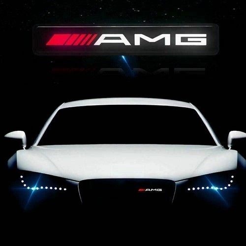 LED Light Emblem Front Grille Badge Illuminated Logo For AMG E300 - Picture 8 of 8