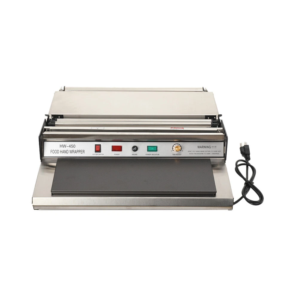 Hand Wrapping Machine 110V Cling Film Packaging Machine Food Packing Commercial - Image 2 of 4