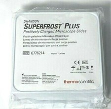 THERMOSCIENTIFIC SHANDON SUPERFROST PLUS MICROSCOPE SLIDES 6776214 3BOX of 72 sl
