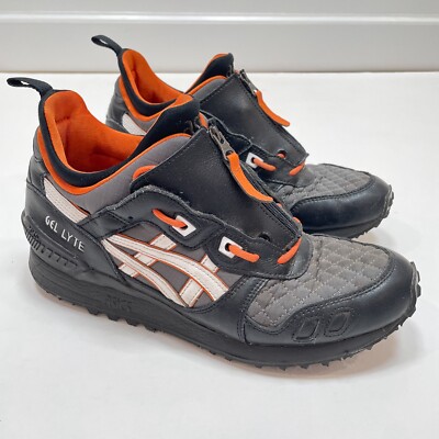 Asics GEL-LYTE MT Zip Sneakers Men's Size 8.5 Black Orange Vintage 1191A143-001