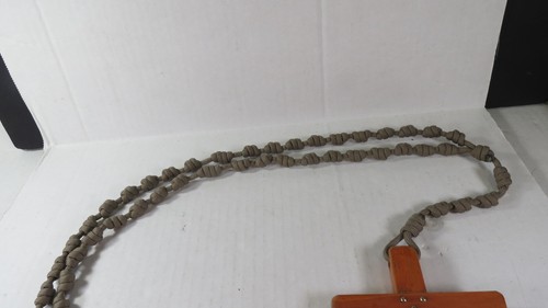 Traditional Handmade Monks Robe Monastic Wooden Necklace Cross SIZE 30" APROX - Picture 4 of 4