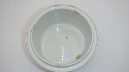 The Sanitary Butter Jar or Crock Antique Ironstone also used for Potted Meat - Afbeelding 5 van 8