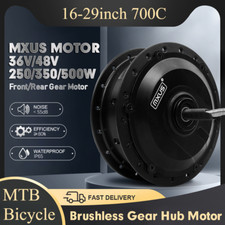 250W 350W 500W 36V 48V MTB Electric Bike Front Rear Wheel Hub Motor 16-29er 700C