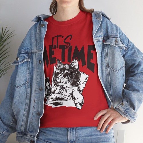 Viral Humor Cat T-Shirt - Internet-Worthy Funny Tee It's Me Time - Picture 5 of 73