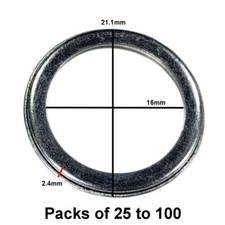 M16 Oil Drain Plug Gasket Metal Crush Fits Dorman 095-159 Subaru 803916010