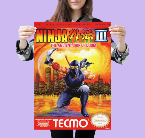 Retro NES Poster Vintage Super Nintendo Poster 80er 90er Jahre Wandkunst A5 A4 A3 A2 - Bild 41 von 52