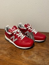 New Balance 996 Red Leather Made in USA Mens 10