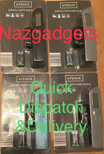 Avenue Digitale Kofferwaage 50 kg Fassungsvermögen mehrfarbig + Batterie im Blister. - Bild 2 von 10