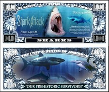 OUR SHARKS NOVELTY NOTE  (2 EA)