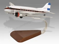Douglas DC-3 ALA Desk Wood Airplane New Model Large Scale 1/72