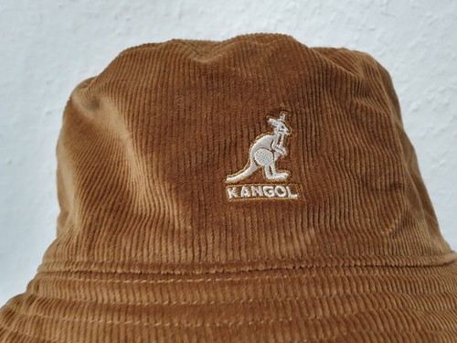 KANGOL Cord Bucket Hut Casual Mütze Anglerhut Fischerhut Braun Olive Unisex - Bild 7 von 19