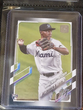 2021 Topps Chrome Update Jazz Chisholm RC Rookie Debut BLACK /70