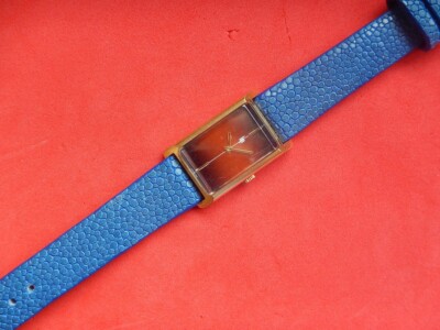 Bracelet De Montre En Galuchat Véritable Poli Bleu Nuit - Largeur 18 Mm - Fabriqué En France - Neuf Sans étiquette
