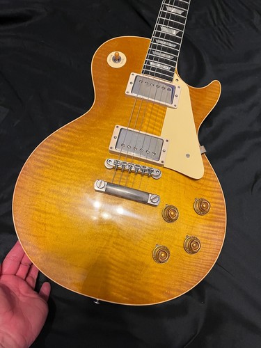 2023 Gibson Custom Shop '59 Les Paul Standard VOS Dirty Lemon LP W/OHSC/COA - Picture 23 of 24
