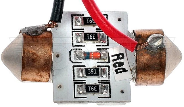 Dorman 3175R-SMD 3175 Red 5050SMD 6 LED Bulb - Image 2 of 4