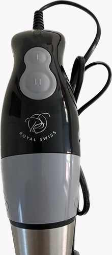 Batidora de mano picadora brazo desmontable inoxidable 300W Royal Swiss - Imagen 4 de 6