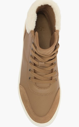UGG - SIZE: 7 - Cakewalk UGGplush Leather Platform High Top Sneakers - NEW! - Picture 6 of 7