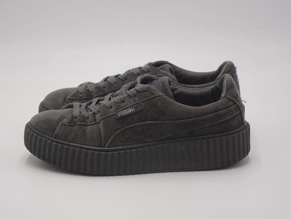 Size PUMA Fenty x Velvet Creeper Glacier Grey Womens